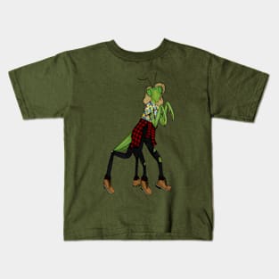 Hipster Mantis Kids T-Shirt